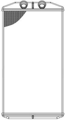 Радиатор отопителя LUZAR LRH1630