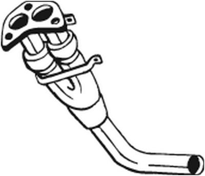 Глушитель средняя часть POLMOSTROW 19169