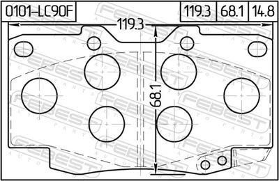 Колодки тормозные CTR GK1109