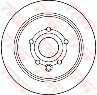 Диск тормозной TRW DF6052