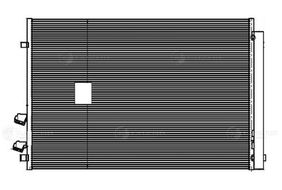 Радиатор кондиционера LUZAR LRAC1899
