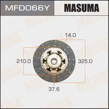 Диск сцепления Masuma MFD066Y