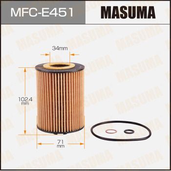 Фильтр масляный Masuma MFCE451