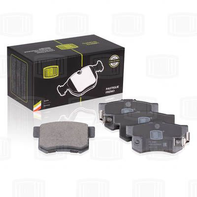 Колодки тормозные дисковые задние TRIALLI PF2302