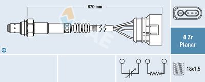 Лямбда-зонд FAE 77302