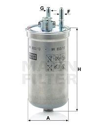 Фильтр топливный MANN-FILTER WK85313