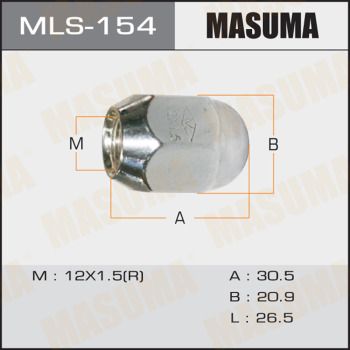 Гайка колесная Masuma MLS154