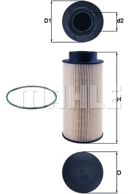 Фильтр топливный MAHLE KX182D