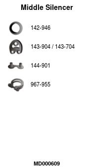 Глушитель средняя часть POLMOSTROW 1373