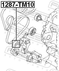 Натяжитель приводного ремня Hyundai/Kia 252812F001