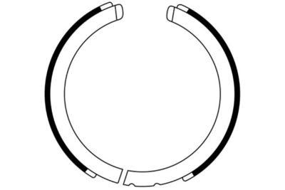 Колодки тормозные барабанные TRUSTING 040163