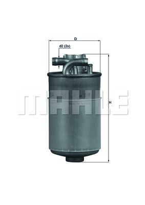 Фильтр топливный MAHLE KL154