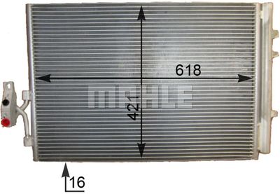 Радиатор кондиционера MAHLE AC779000S