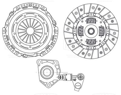 Сцепление в сборе TRIALLI FR1016