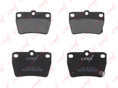 Колодки тормозные задние LYNXauto BD7510