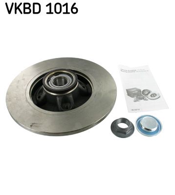 Диск тормозной задний с подшипником SKF VKBD1016