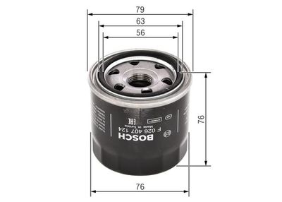 Фильтр масляный BOSCH F026407124