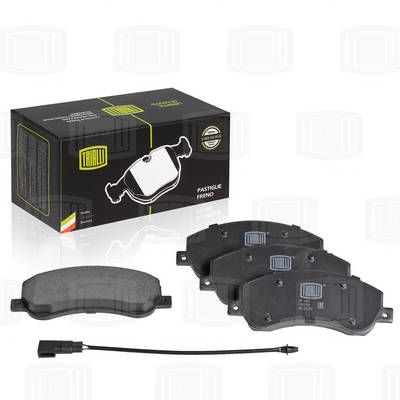 Диски тормозные с колодками передние комплект TRIALLI PF1044