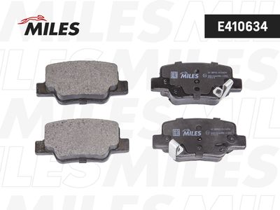 Колодки тормозные задние Miles E410634