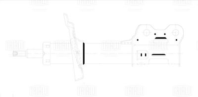 Стойка переднего амортизатора левая TRIALLI AG21168