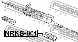 Пыльник рулевой рейки FEBEST NRKB001