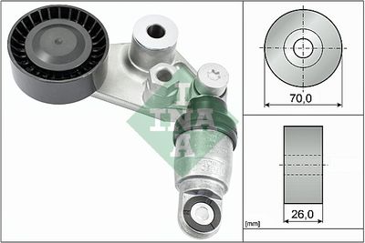 Натяжитель ремня INA 534029710