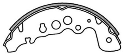Колодки тормозные задние барабанные ALLIED NIPPON ABS0916