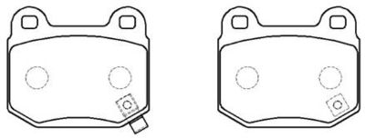 Колодки тормозные дисковые HSB HP5205