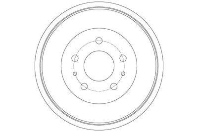 Барабан тормозной TRW DB4427