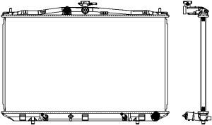 Радиатор SAKURA 32718506