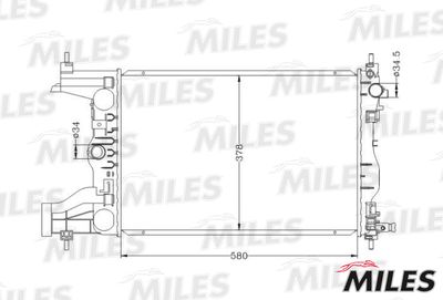 Радиатор Miles ACRB111