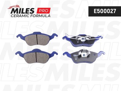 Колодки тормозные передние Miles E500027