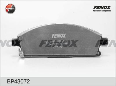 Колодки тормозные передние FENOX BP43072