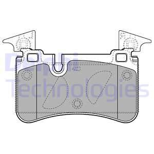 Колодки тормозные дисковые DELPHI LP2151