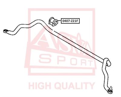 Втулка стабилизатора передней подвески ТОЧКА ОПОРЫ 3011489