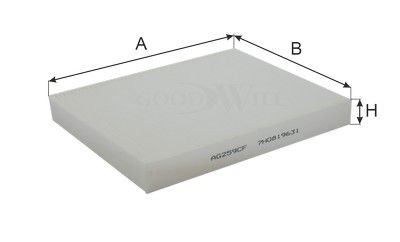 Фильтр салона BIG FILTER GB9914
