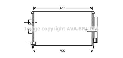 Радиатор кондиционера AVA HD5223D
