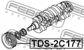Шкив коленвала FEBEST TDS2C177