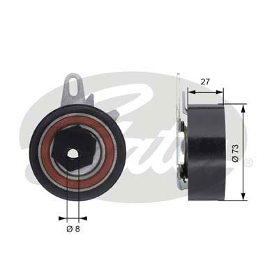 Ролик ремня приводного GATES T43067