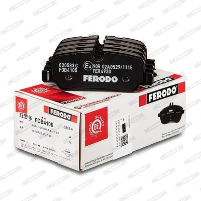 Комплект колодок для дискового тормоза FERODO FDB4105