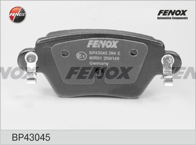 Колодки тормозные задние FENOX BP43045