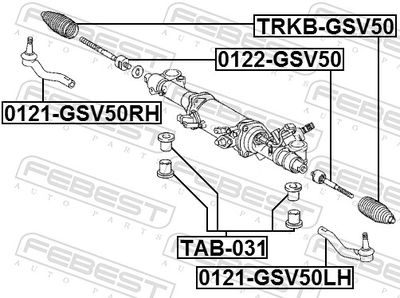 Сайлентблок рулевой рейки комплект ТОЧКА ОПОРЫ 1201292