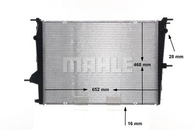 Радиатор охлаждающей жидкости MAHLE CR1197000S