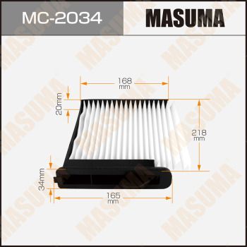 Фильтр салона Masuma MC2034