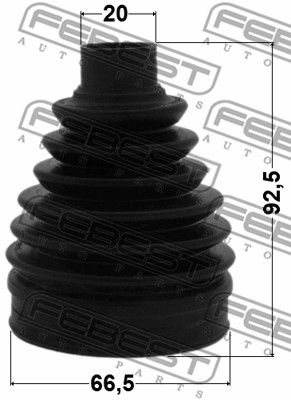 Пыльник ШРУС наружный FEBEST 0117PACA33R