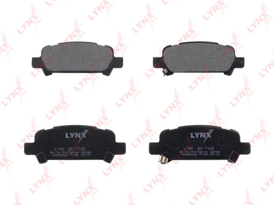 Колодки тормозные задние LYNXauto BD7106