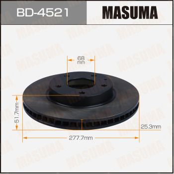 Диск тормозной Masuma BD4521