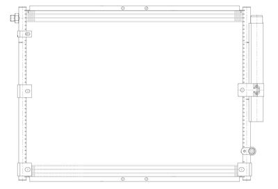Радиатор кондиционера LUZAR LRAC1947
