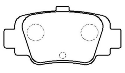 Колодки тормозные дисковые HSB HP9064