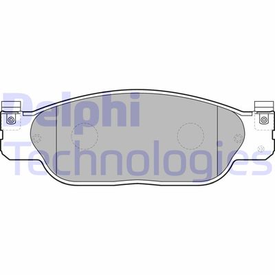 Колодки тормозные передние LEX 23423